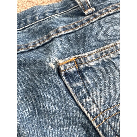 Carhartt Mens Traditional Fit Blue Denim Jeans40x30 100% Cotton Durable Workwear - Picture 7 of 8